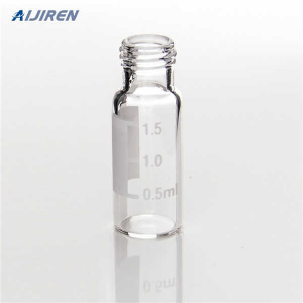 amber glass HPLC glass vials bonded PTFE/silicone slit septa